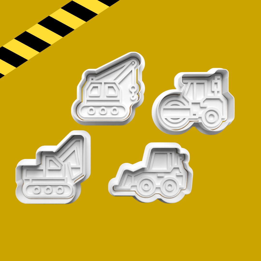 Construction trucks Cutters/Stamps