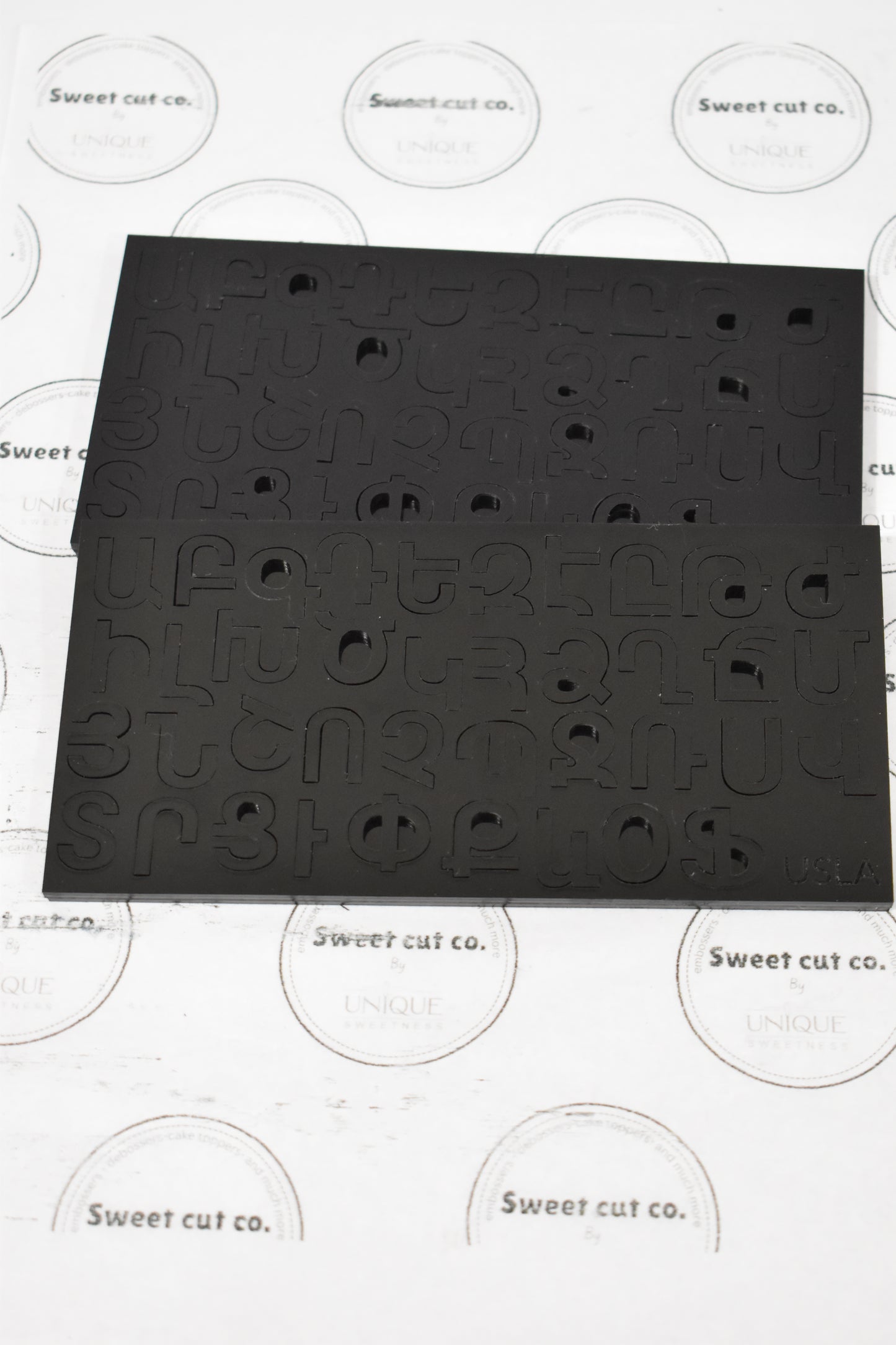 Armenian Alphabet Fondant Press