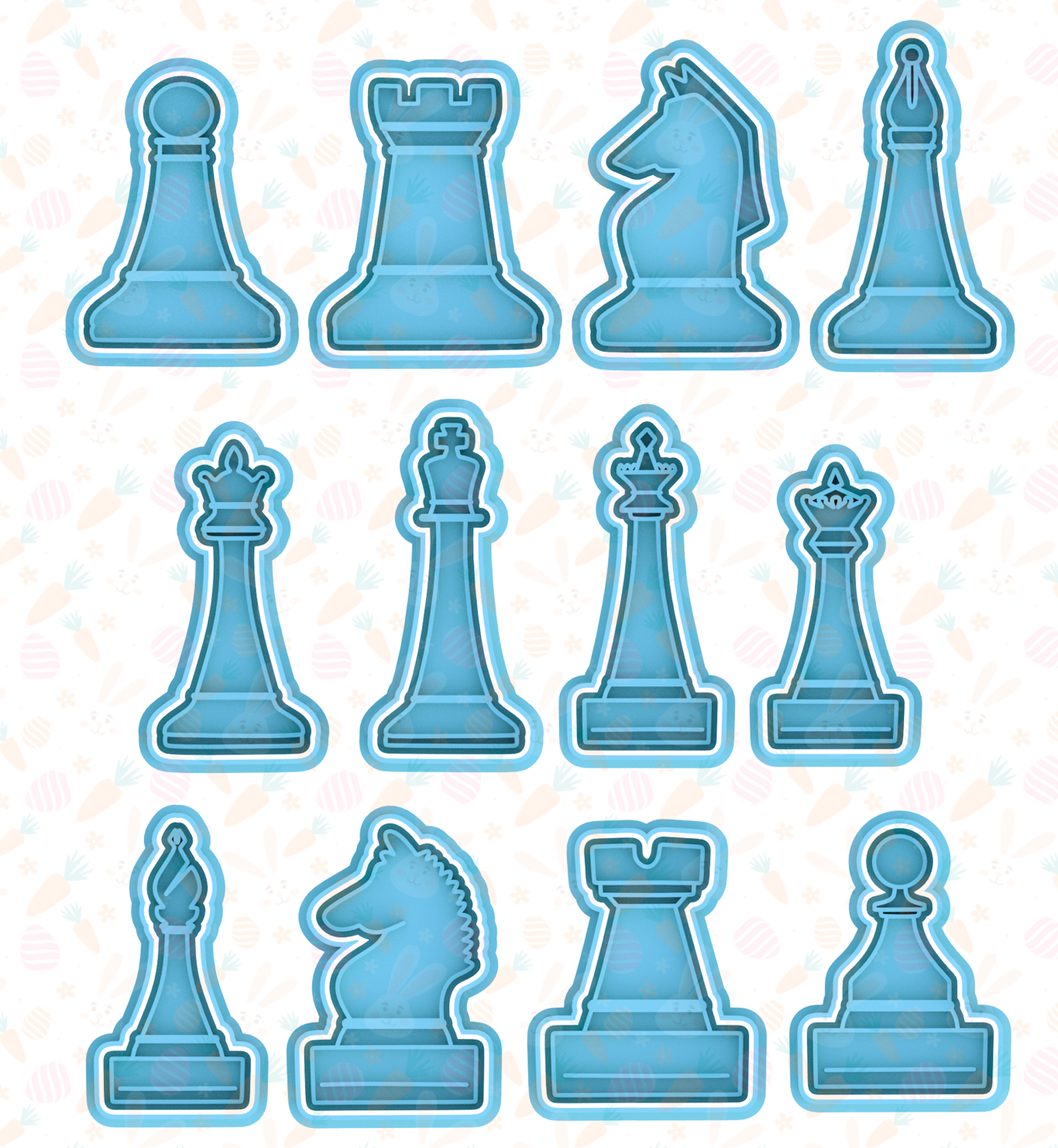 Chess Set Cutters/Stamps
