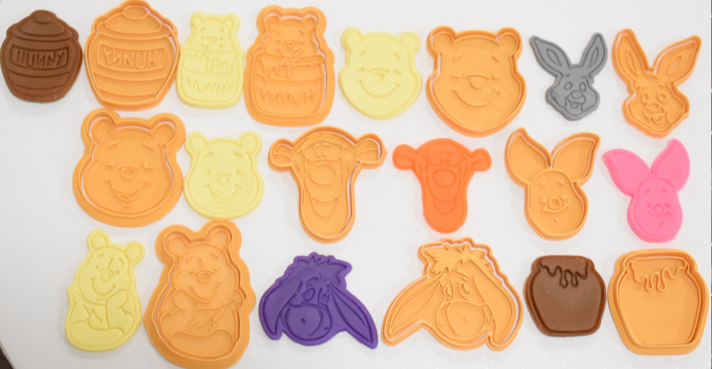 Pooh Bear Cutters/Stamps