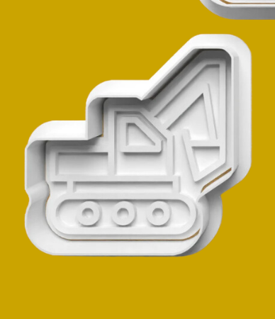 Construction trucks Cutters/Stamps