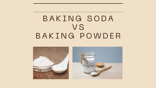 Baking powder VS. Baking soda