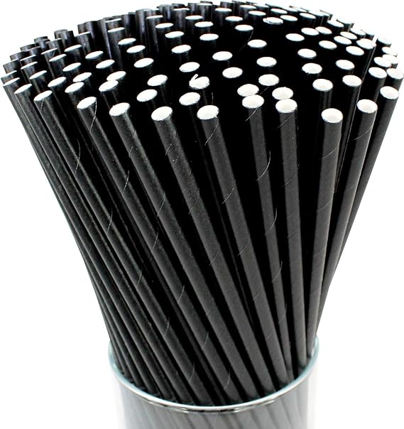 Black Paper Straws