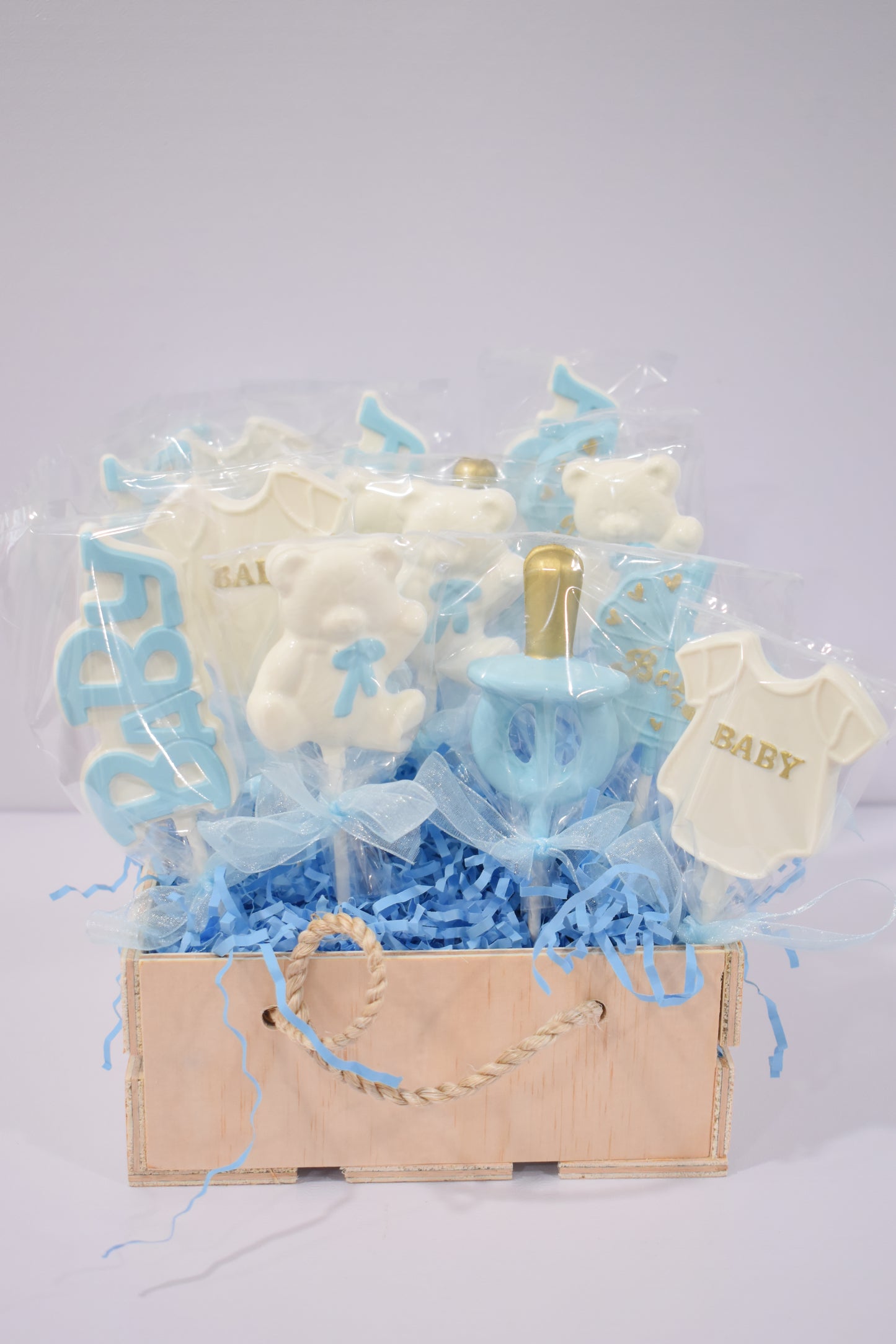 Baby boy Chocolate Basket