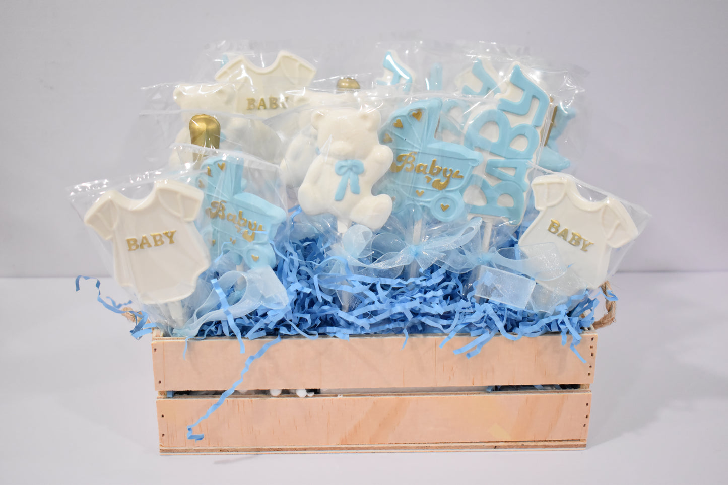 Baby boy Chocolate Basket