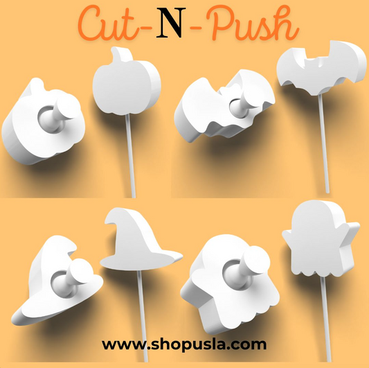 CUT-N-PUSH cake pop molds (Halloween)