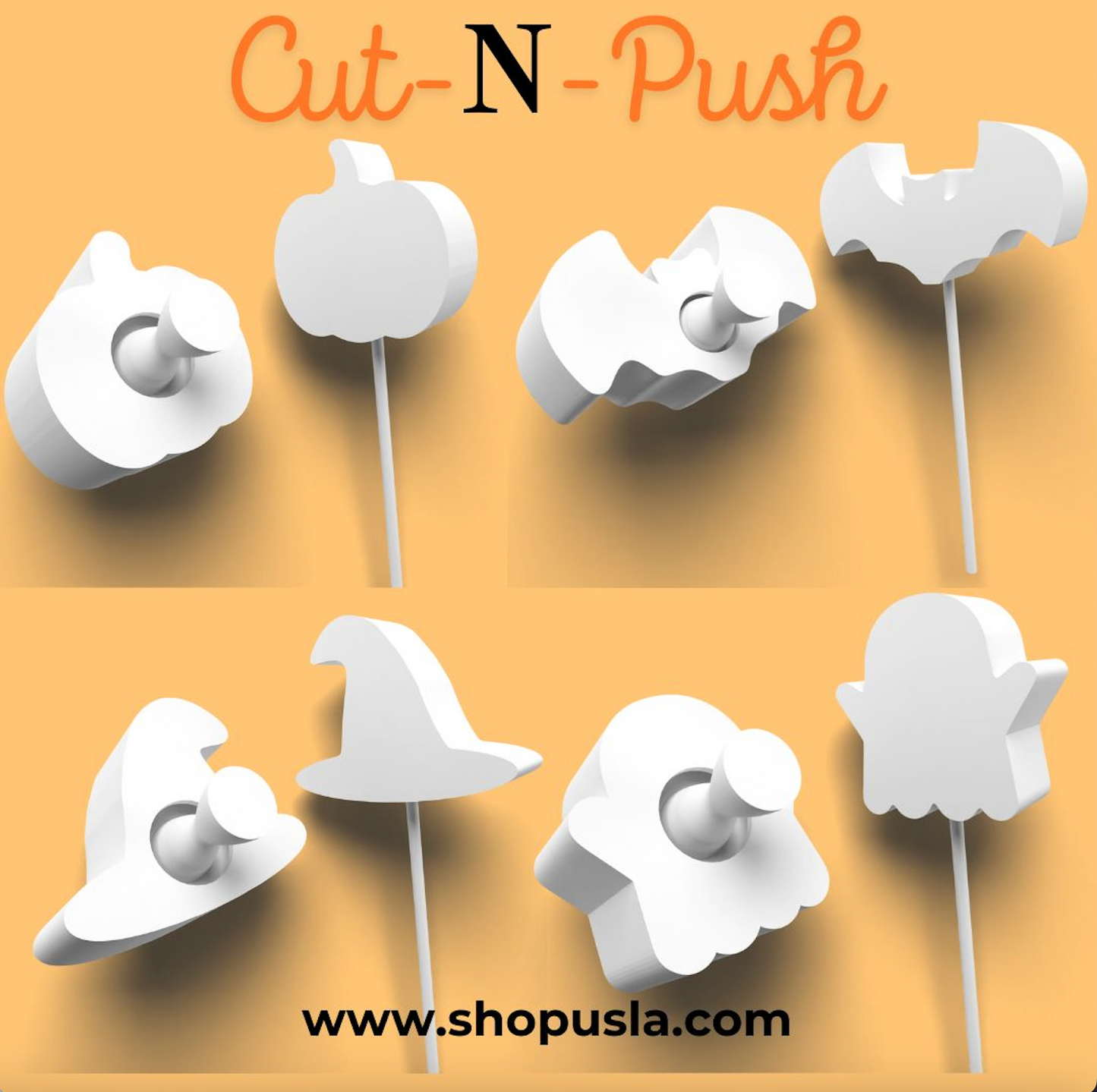 CUT-N-PUSH cake pop molds (Halloween)