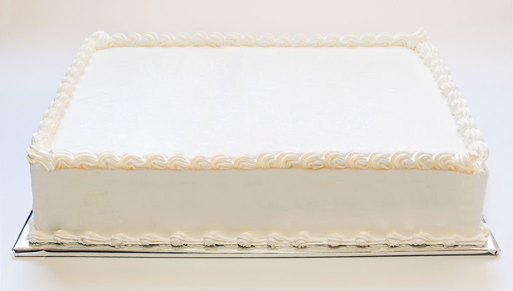 Blank Sheet Cake